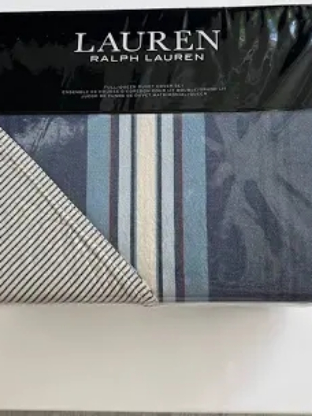 Lauren Ralph Lauren Navy Duvet Cover Set
